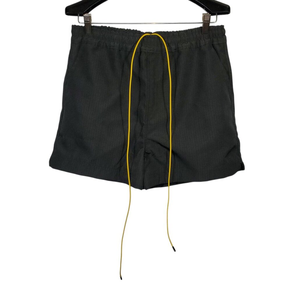 MNML Summer Shorts Men's S Black Ripstop Volley Pull-On Drawstring